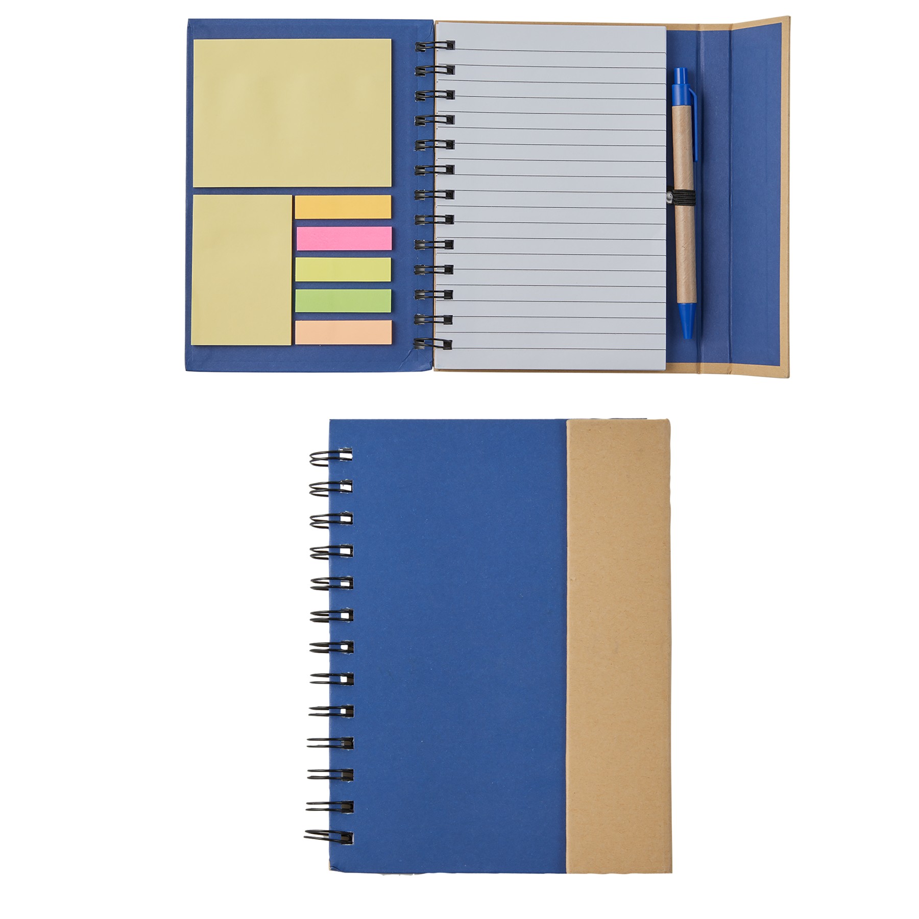 Picture of Eco Magnetic Notebook W/ Sticky Notes & Pen