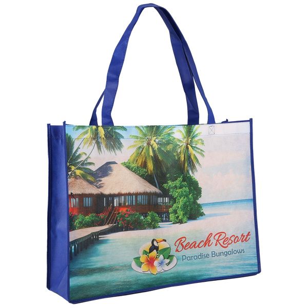 Picture of Sublimated Large Non-Woven Shopping Tote Bag