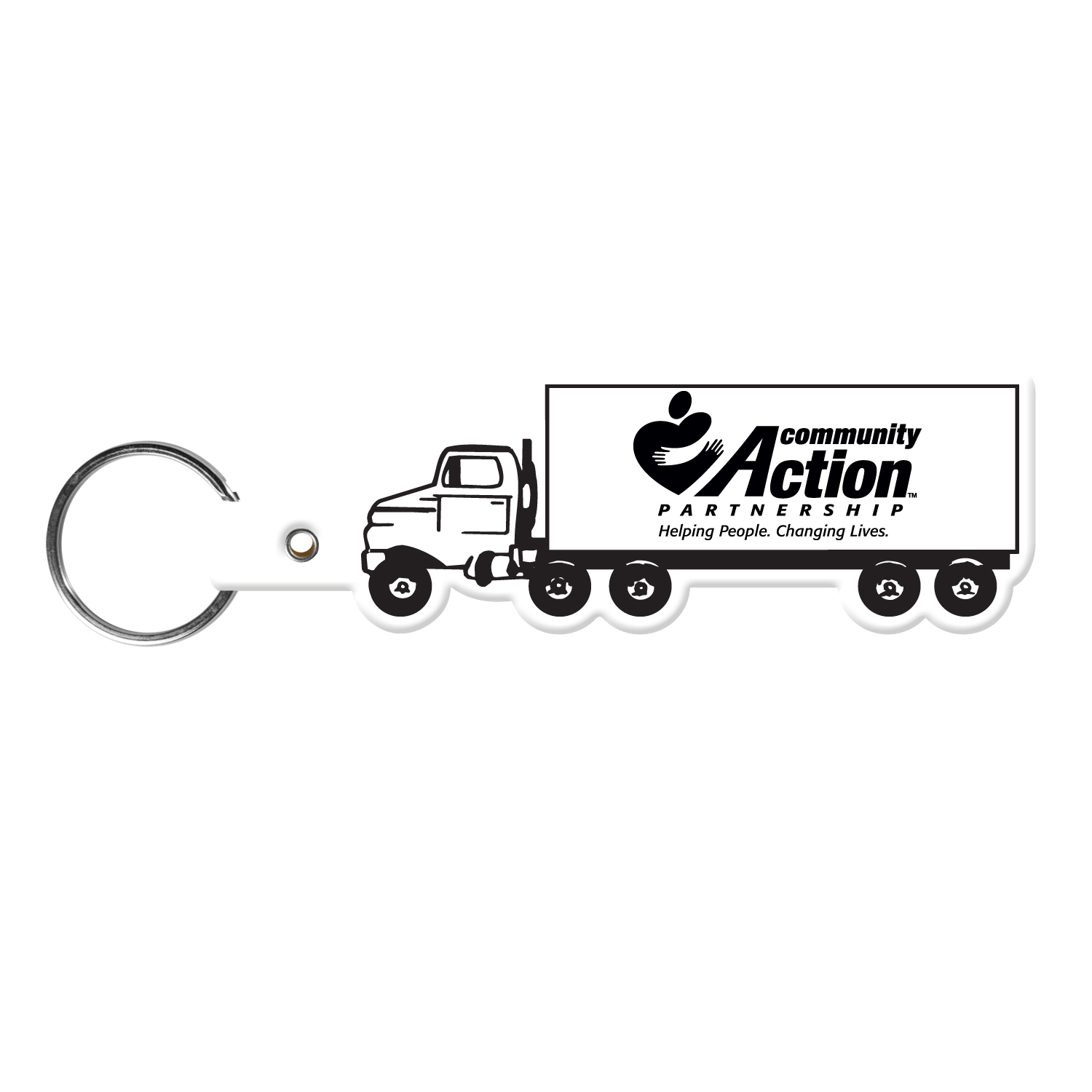 Picture of Truck Shaped Flexible Key Tag