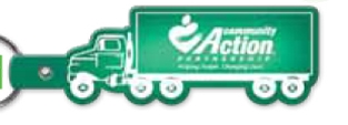 Picture of Truck Shaped Flexible Key Tag