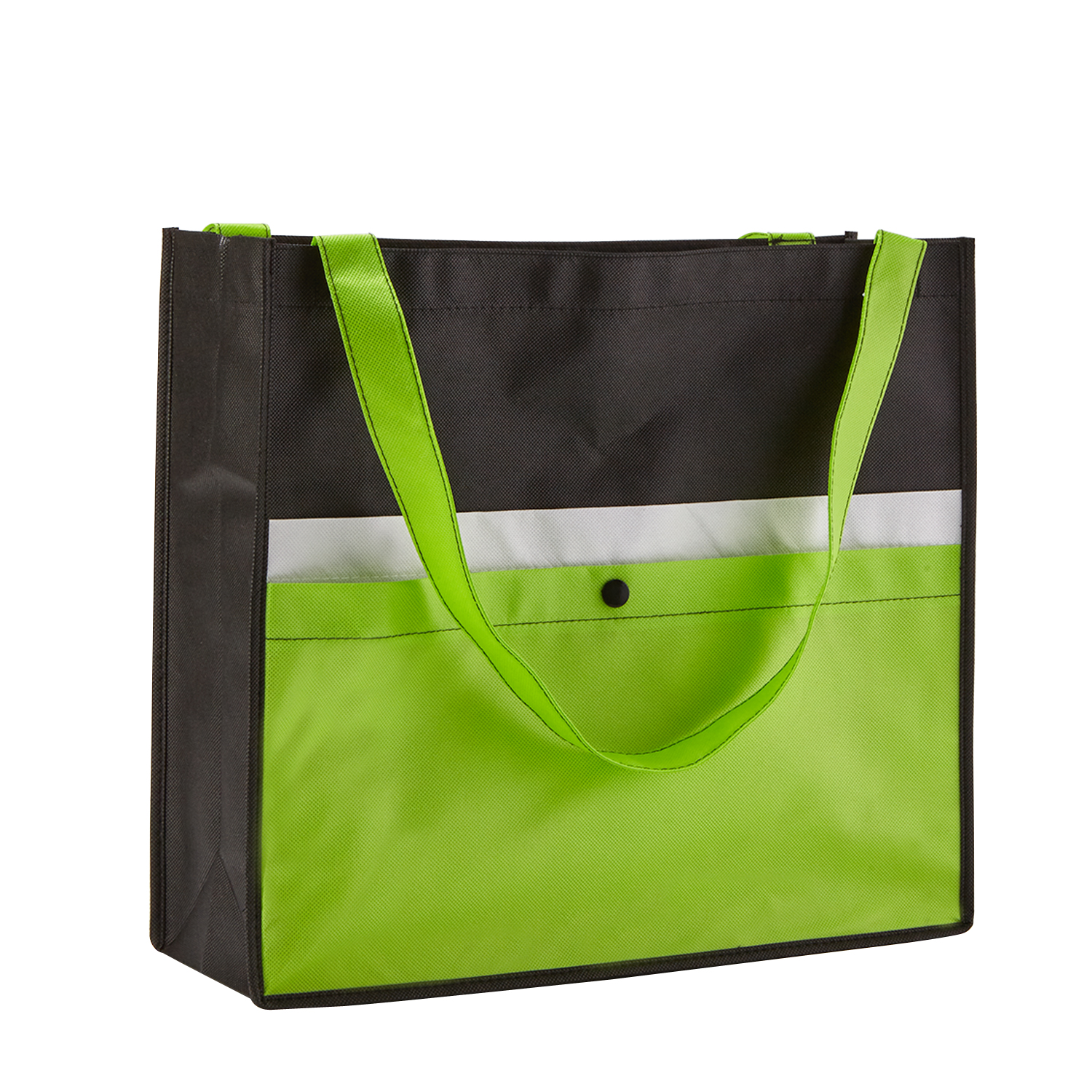 Picture of Corridor Non-Woven Snap Pocket Tote Bag
