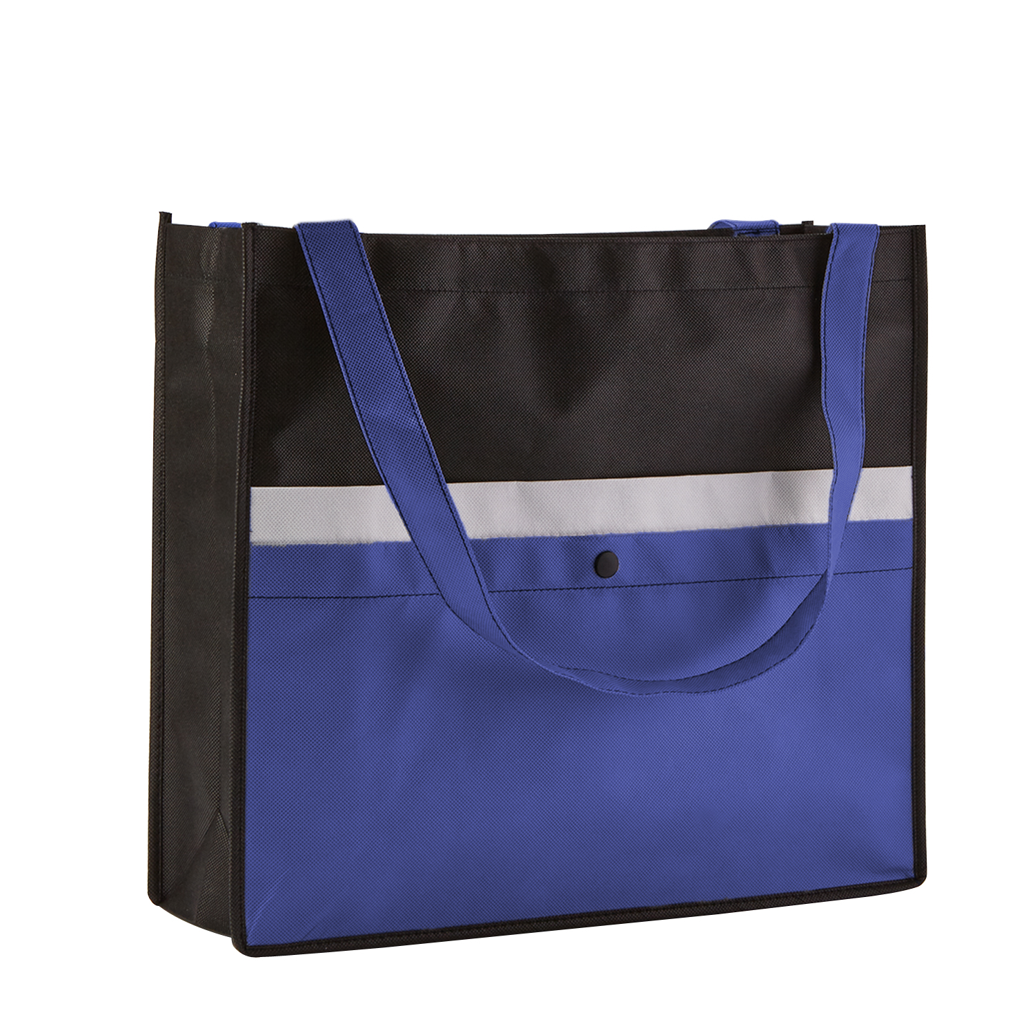 Picture of Corridor Non-Woven Snap Pocket Tote Bag