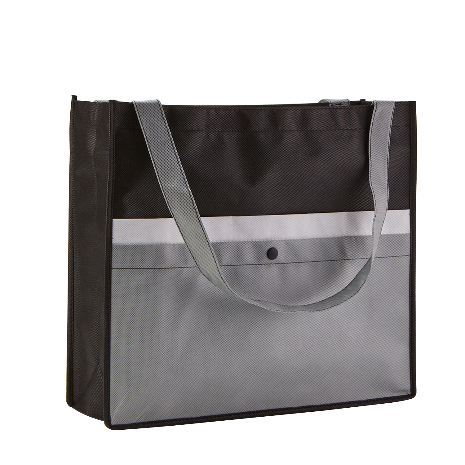 Picture of Corridor Non-Woven Snap Pocket Tote Bag