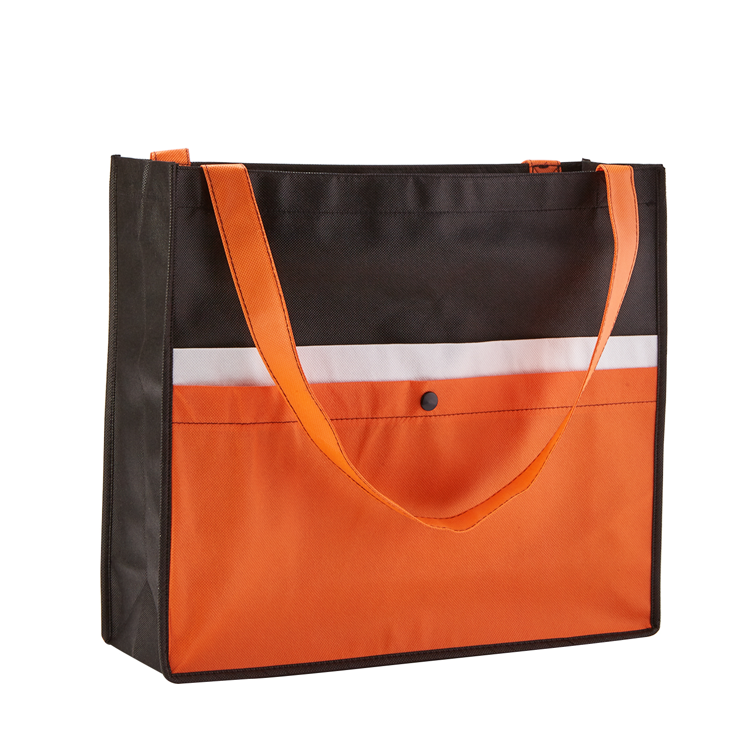 Picture of Corridor Non-Woven Snap Pocket Tote Bag