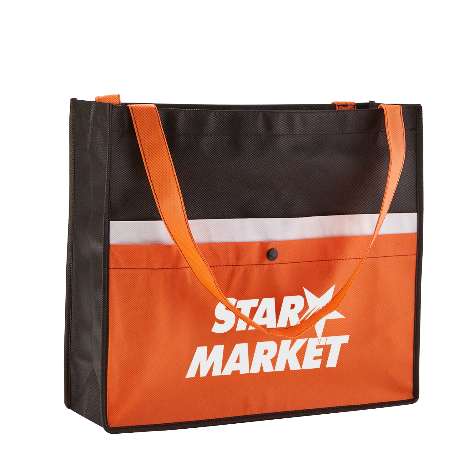 Picture of Corridor Non-Woven Snap Pocket Tote Bag