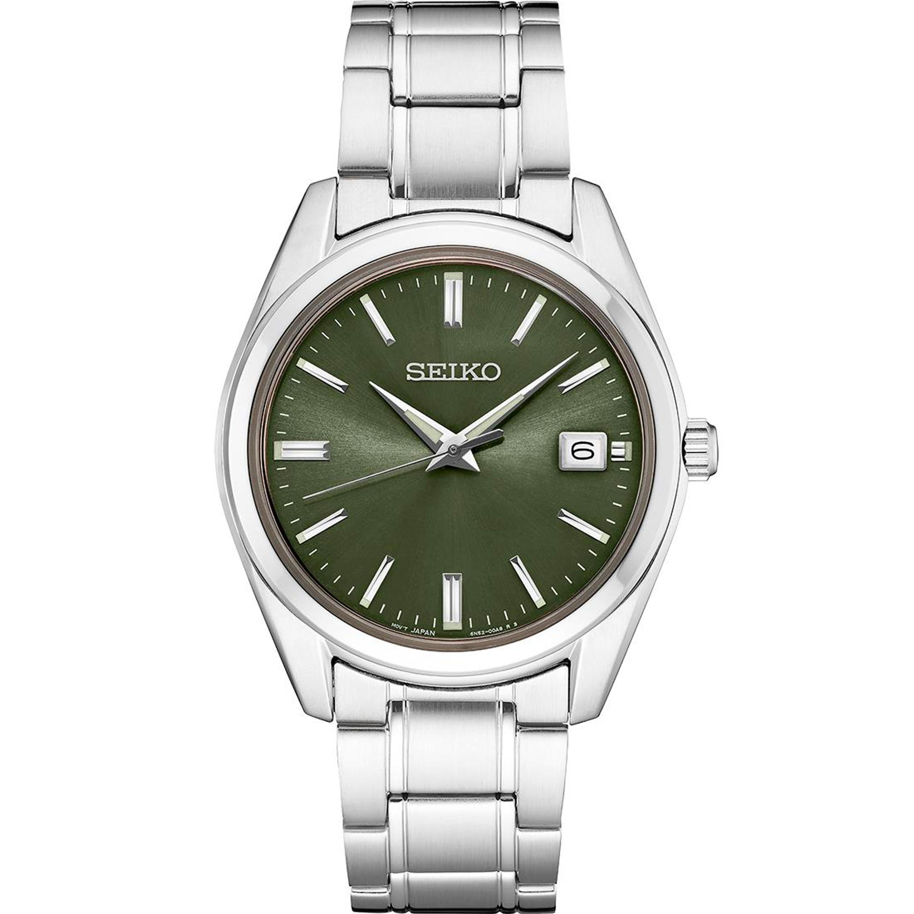 Picture of Essentials SS Quartz Green Dial