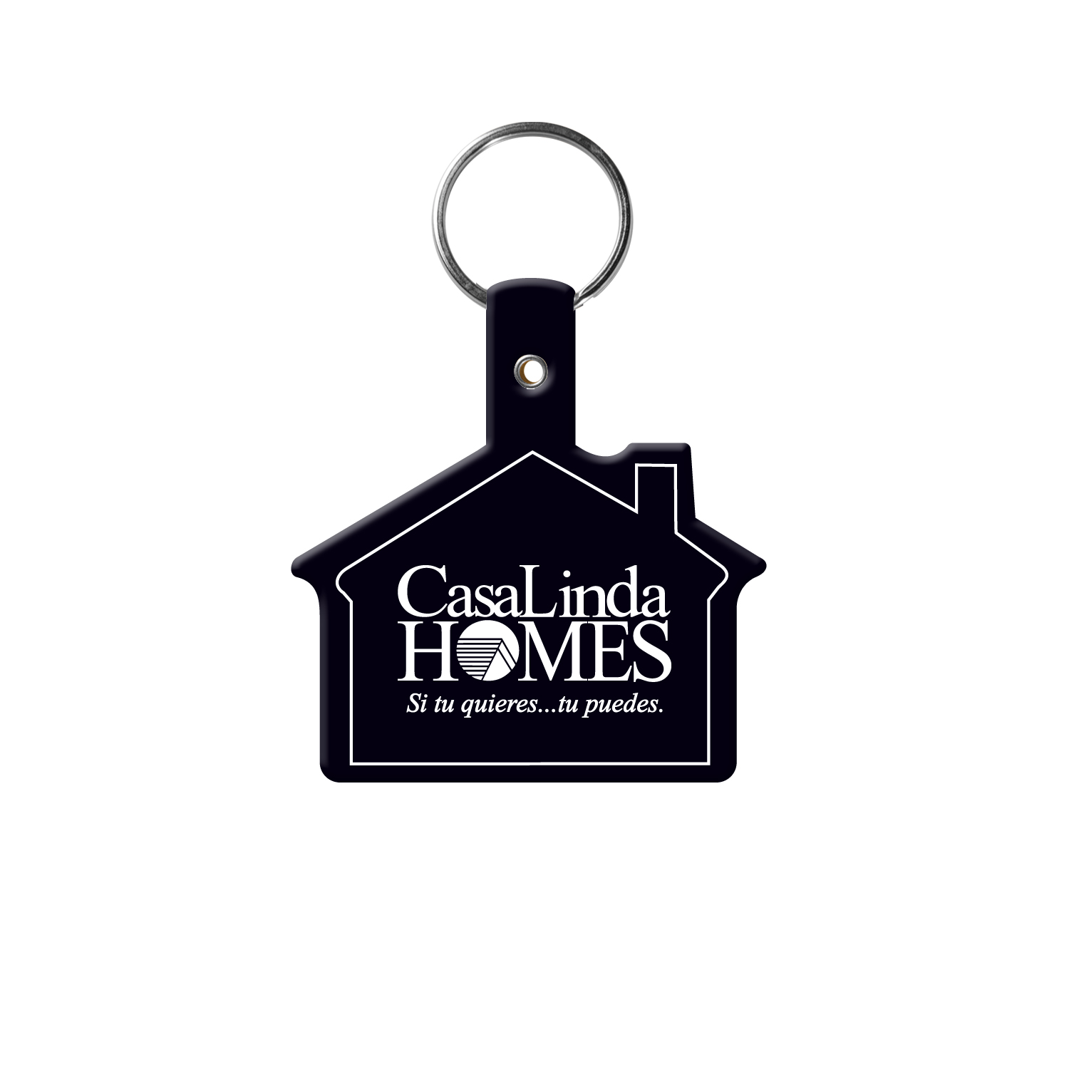 Picture of House Shape Flexible Key Tag