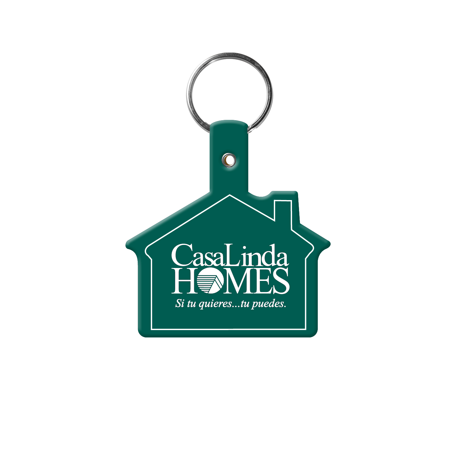 Picture of House Shape Flexible Key Tag