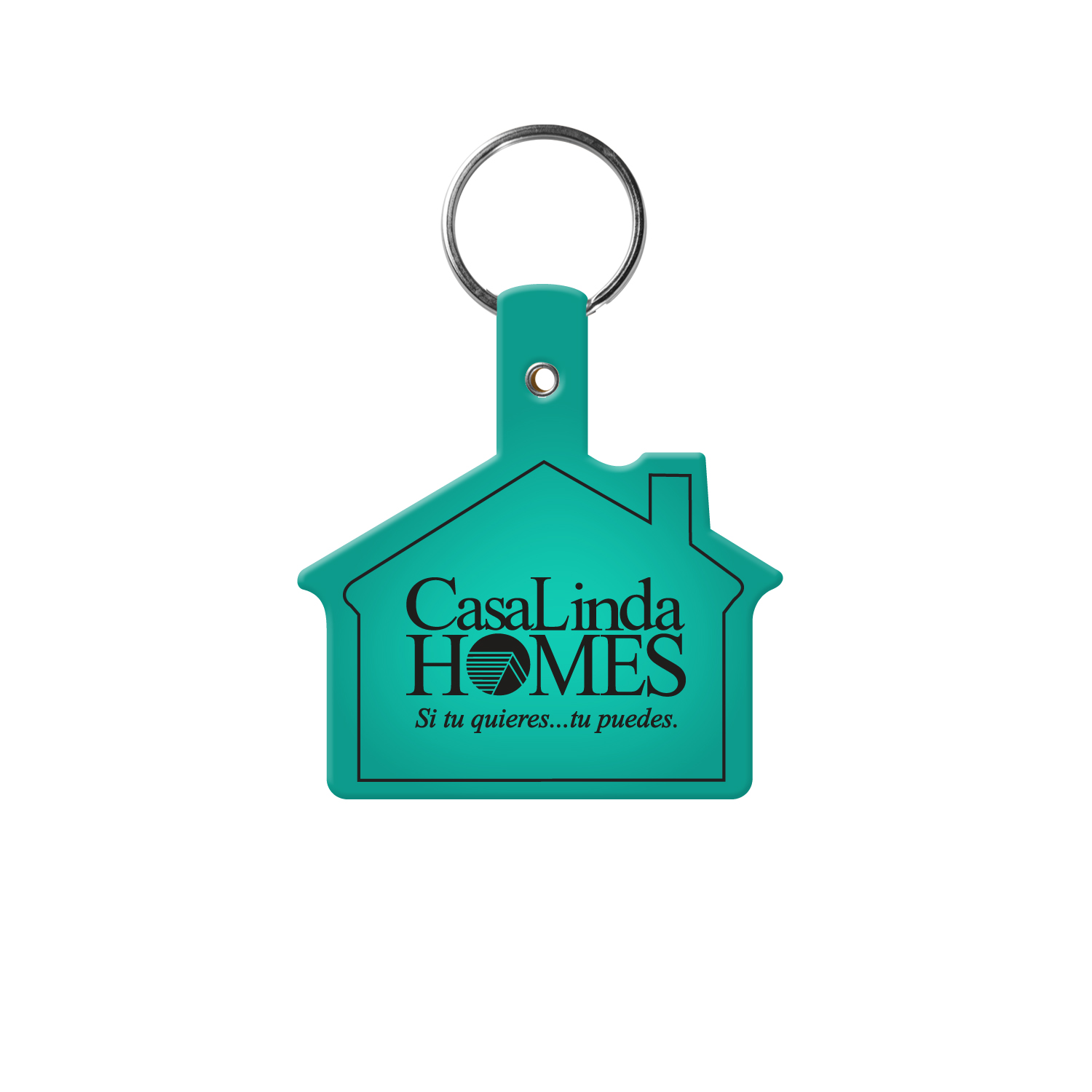 Picture of House Shape Flexible Key Tag