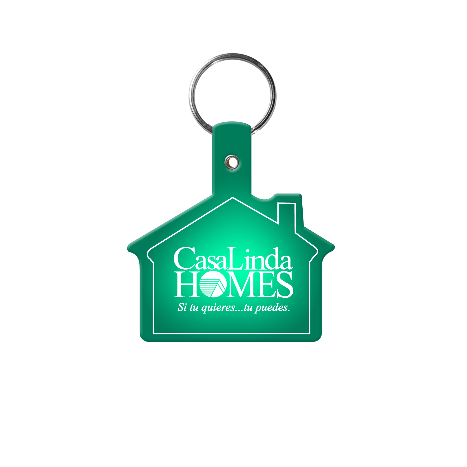 Picture of House Shape Flexible Key Tag