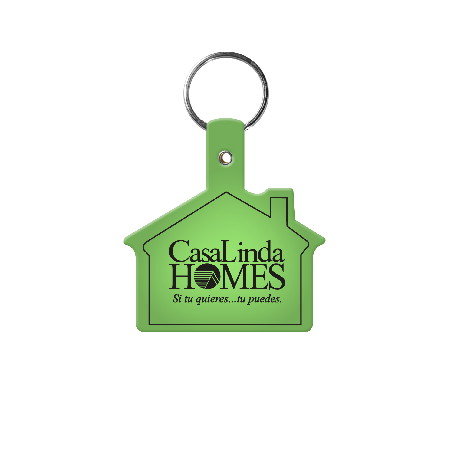 Picture of House Shape Flexible Key Tag