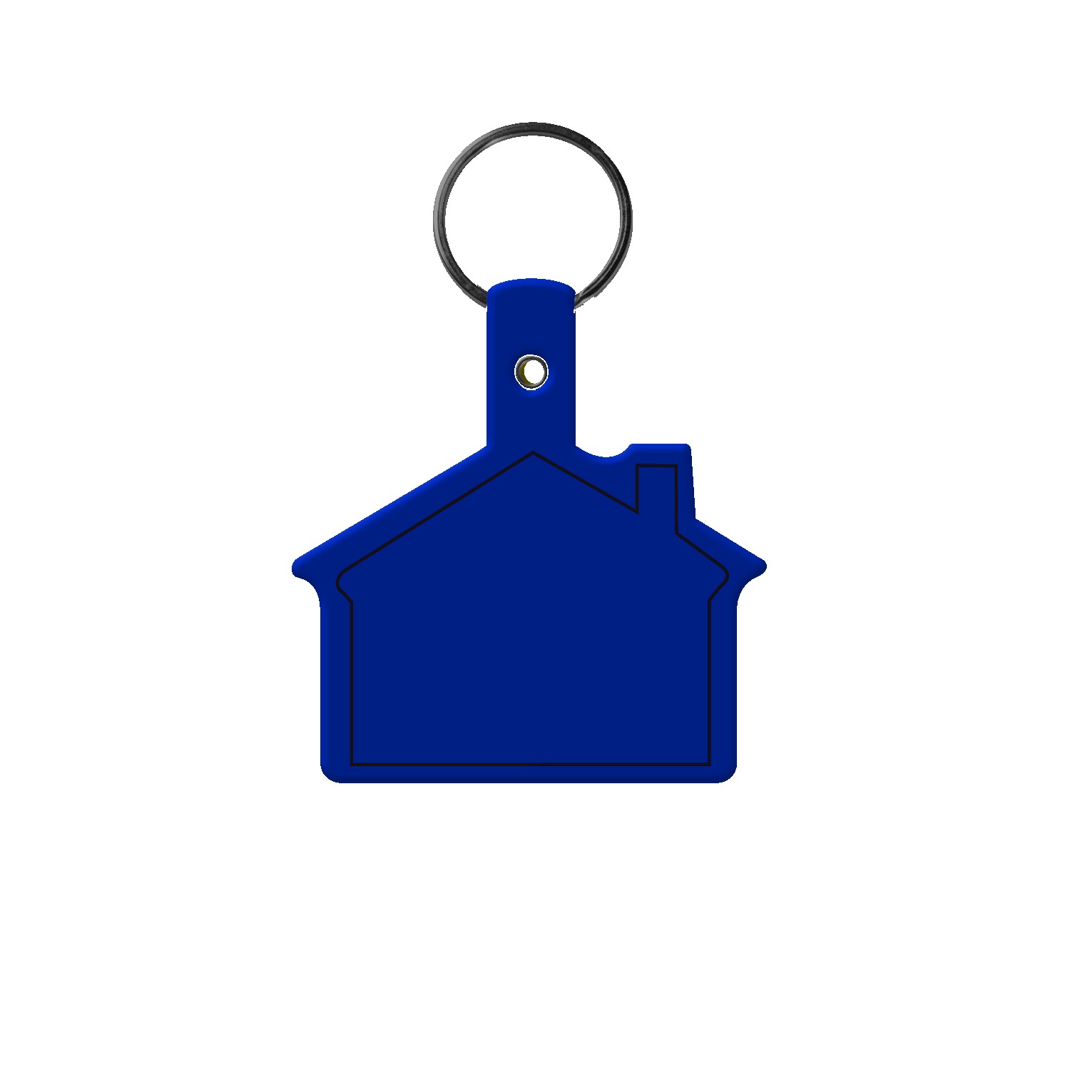 Picture of House Shape Flexible Key Tag