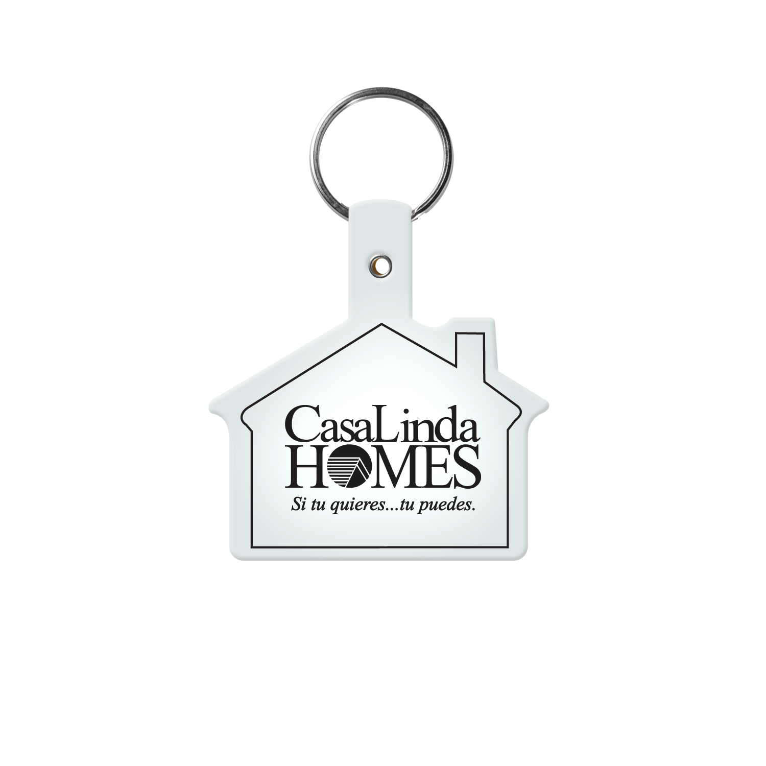 Picture of House Shape Flexible Key Tag