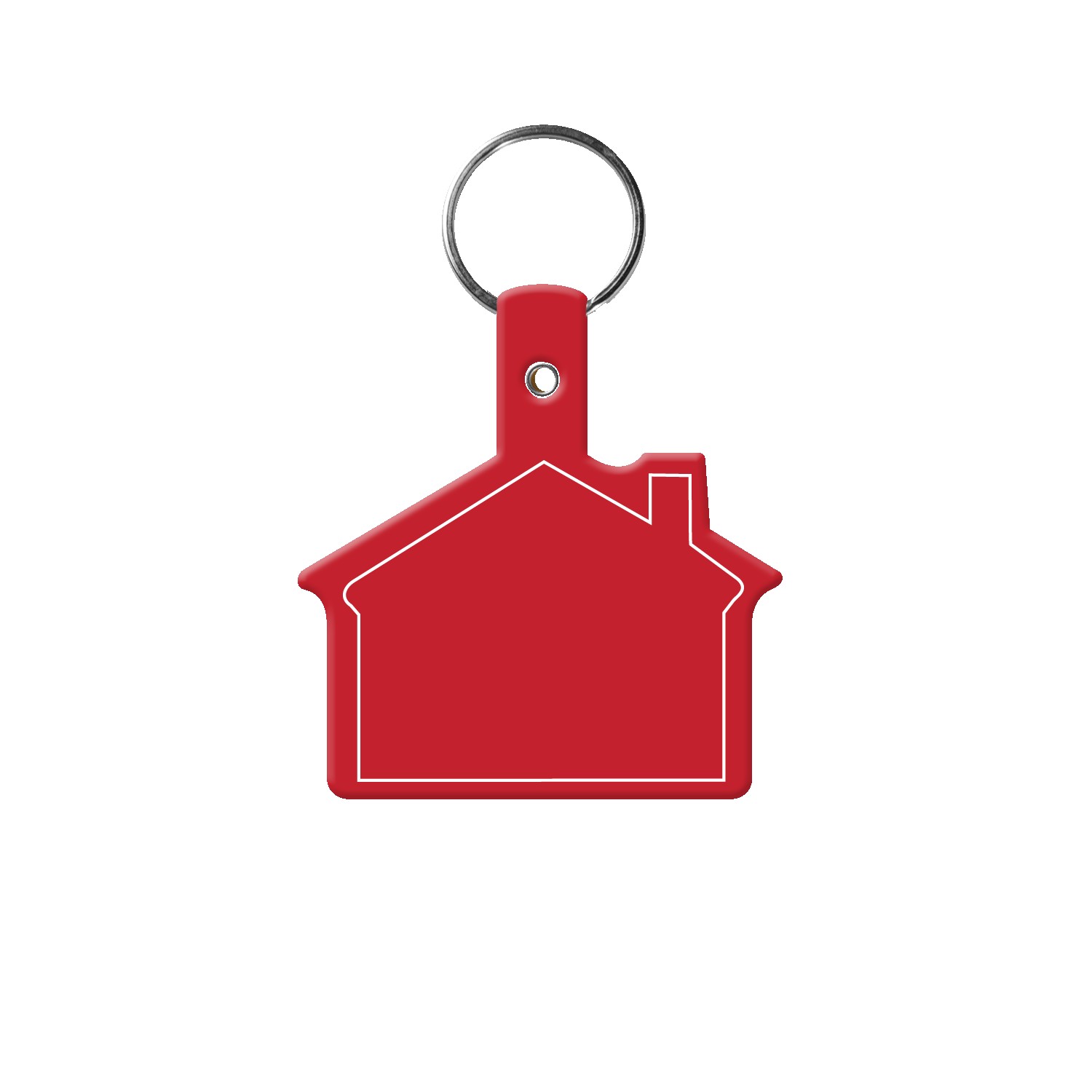 Picture of House Shape Flexible Key Tag