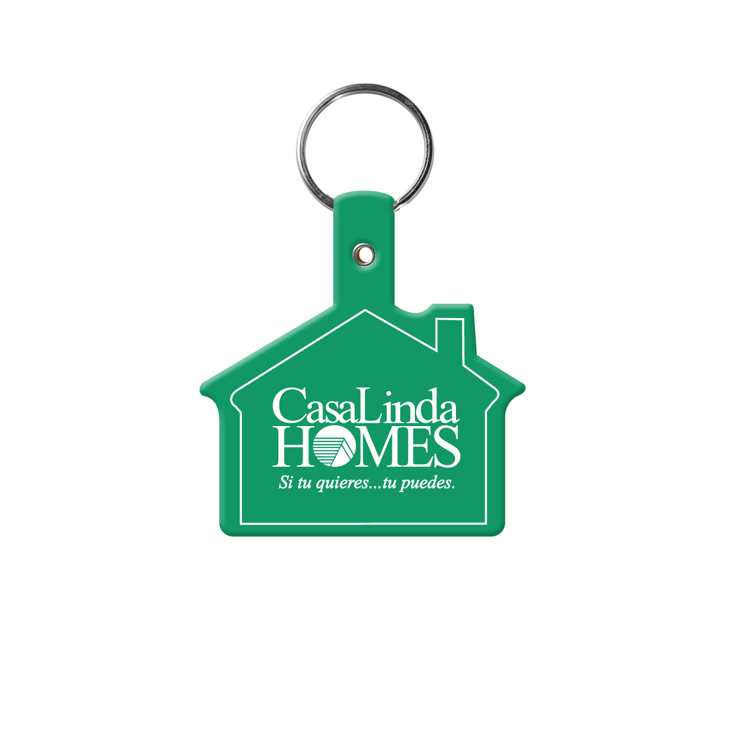 Picture of House Shape Flexible Key Tag
