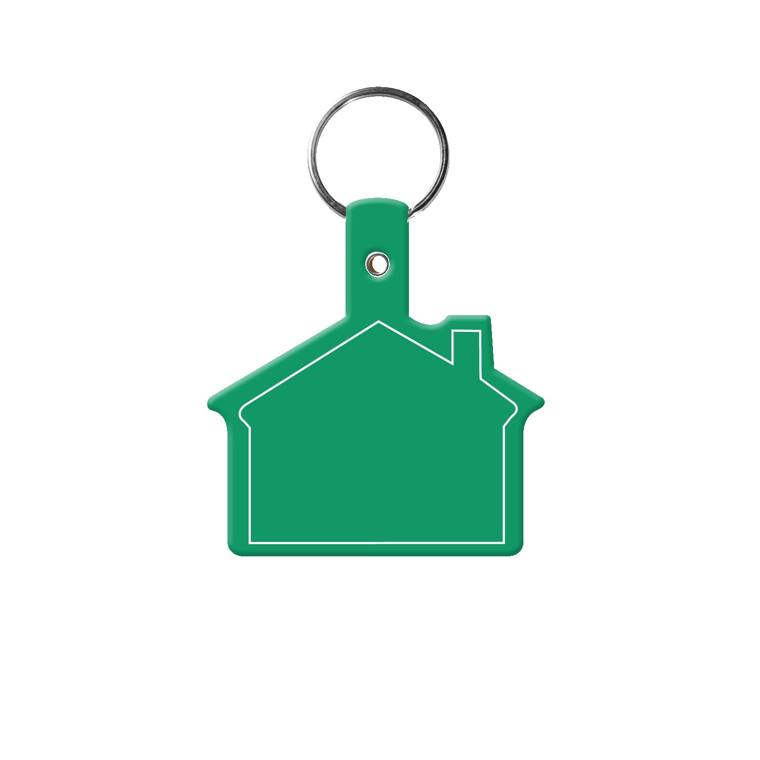Picture of House Shape Flexible Key Tag