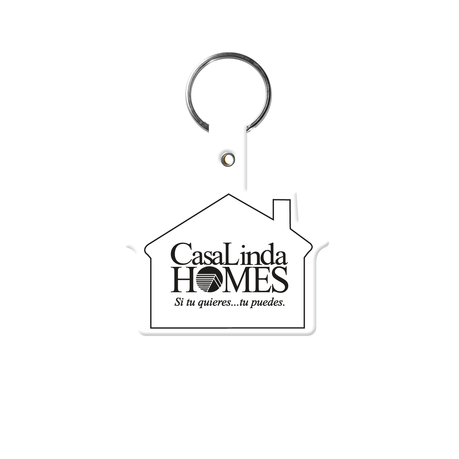 Picture of House Shape Flexible Key Tag