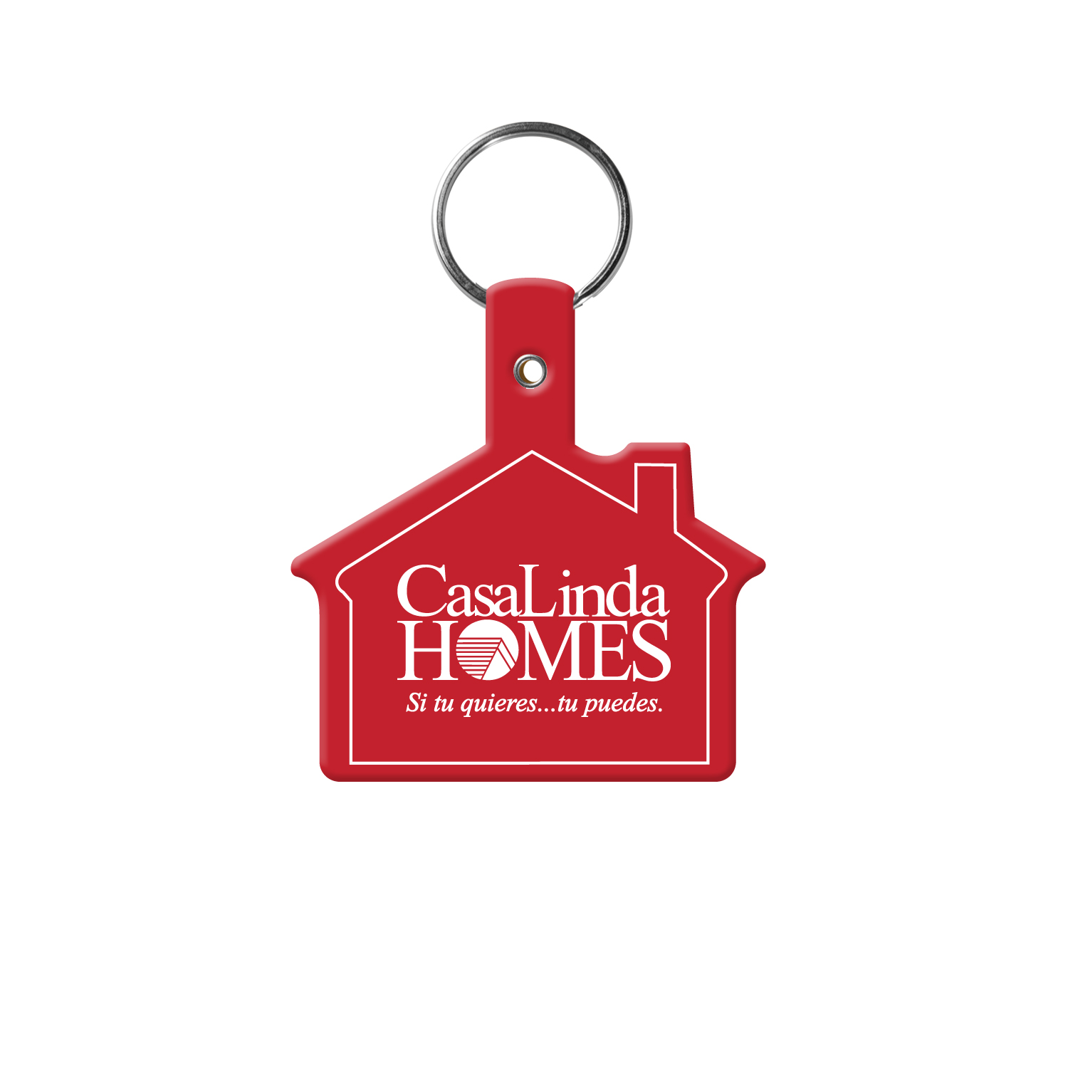 Picture of House Shape Flexible Key Tag