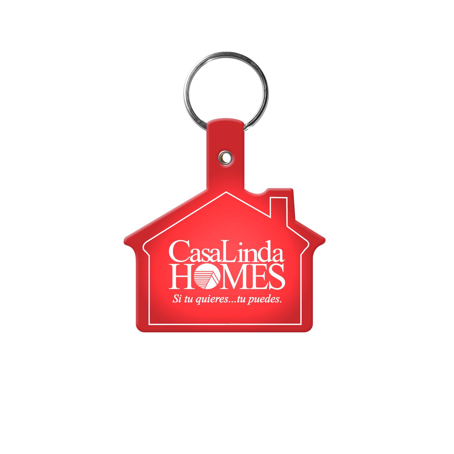 Picture of House Shape Flexible Key Tag