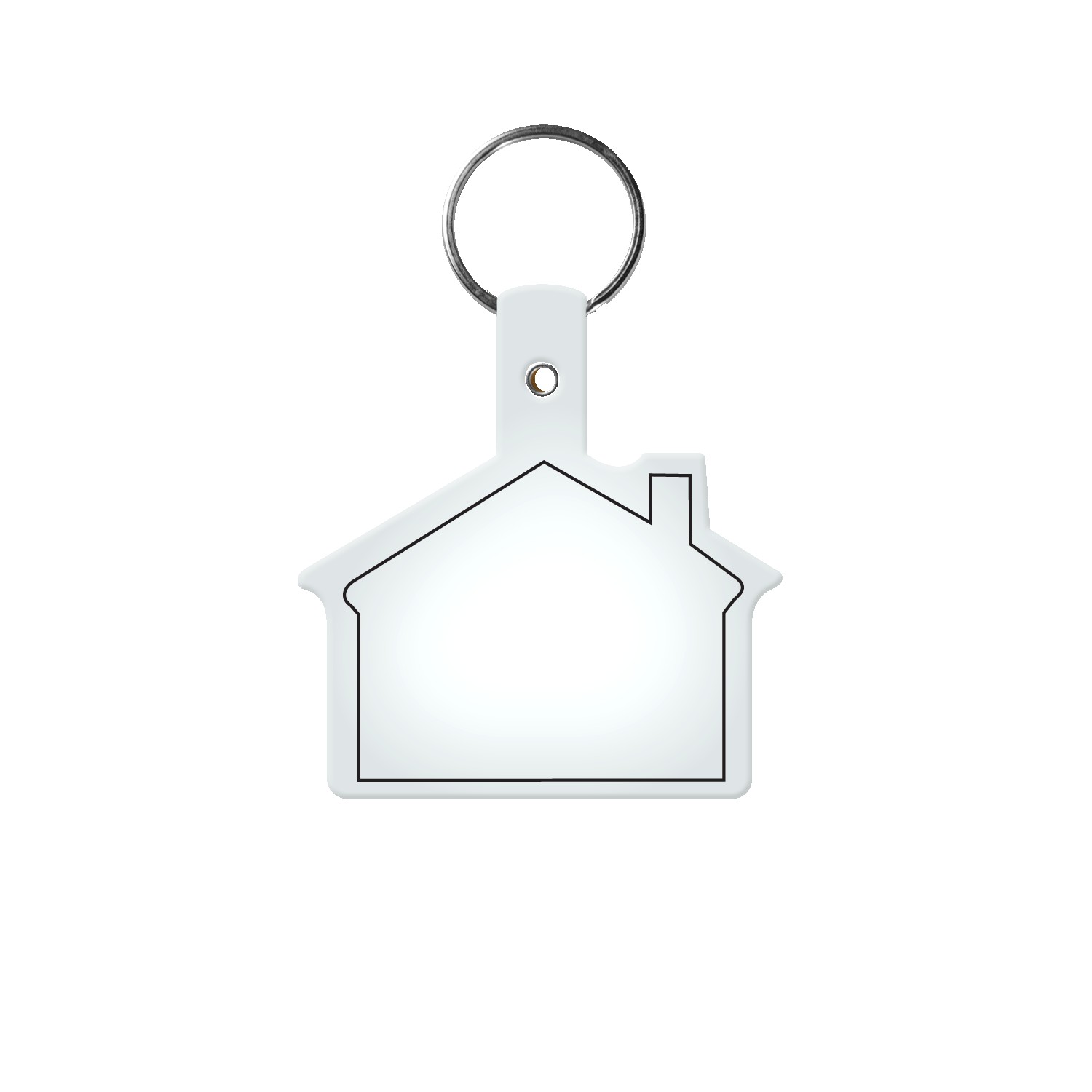 Picture of House Shape Flexible Key Tag