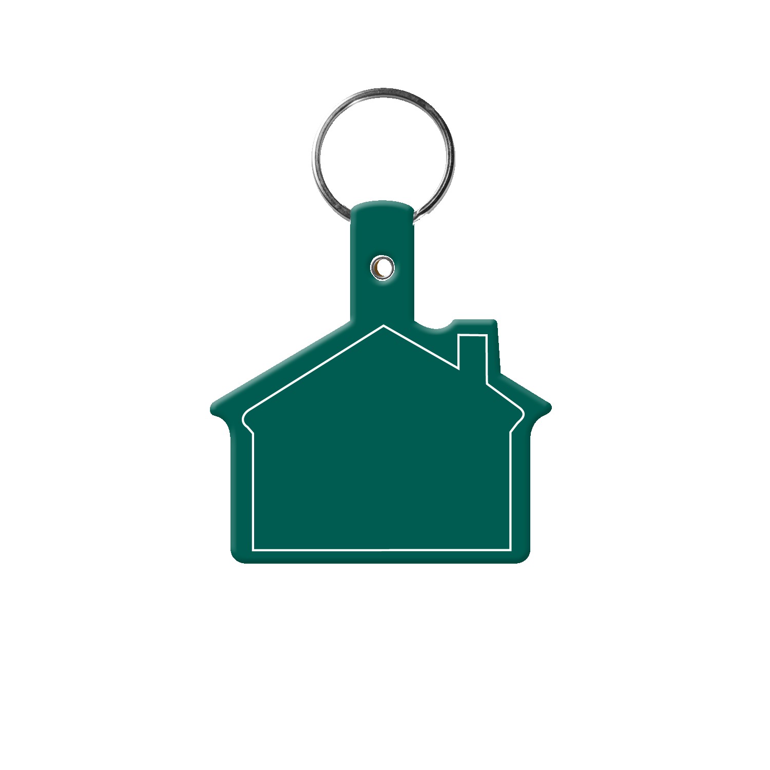 Picture of House Shape Flexible Key Tag