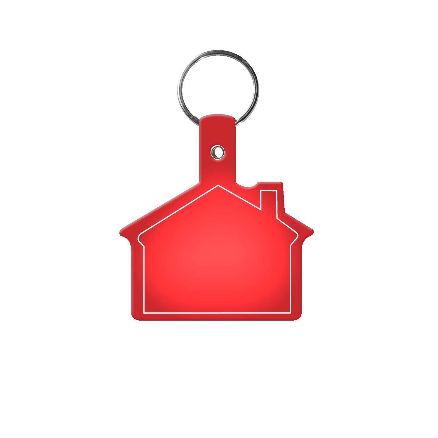 Picture of House Shape Flexible Key Tag