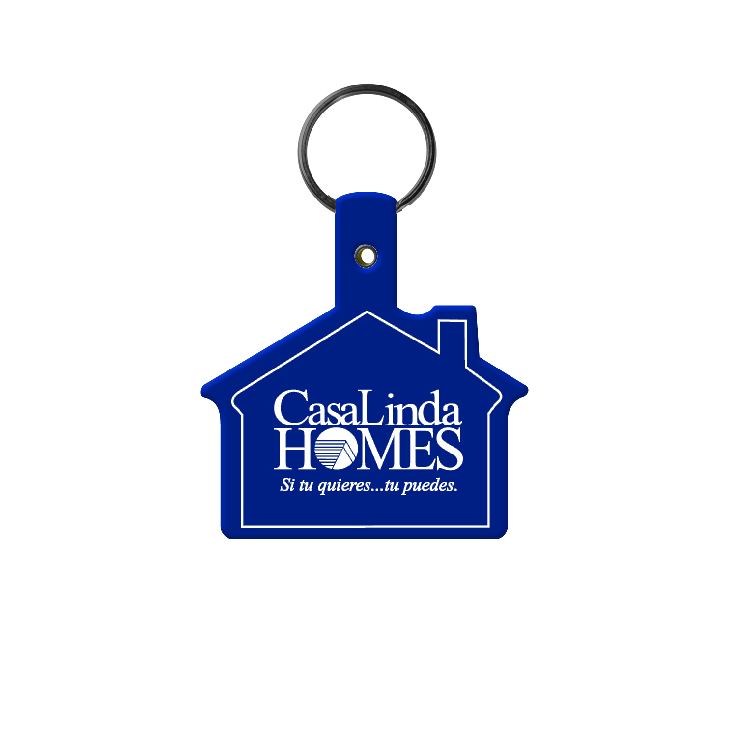 Picture of House Shape Flexible Key Tag