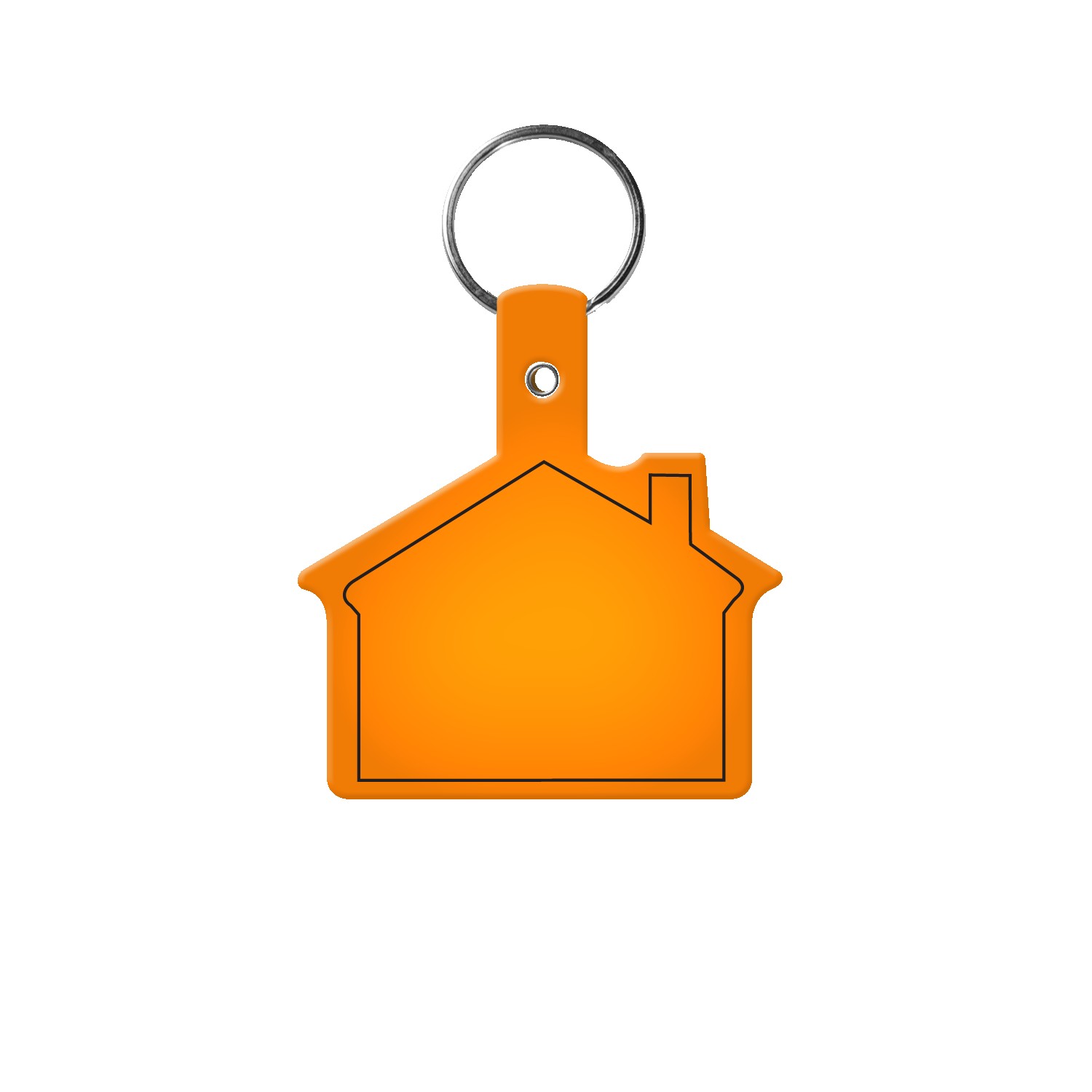 Picture of House Shape Flexible Key Tag