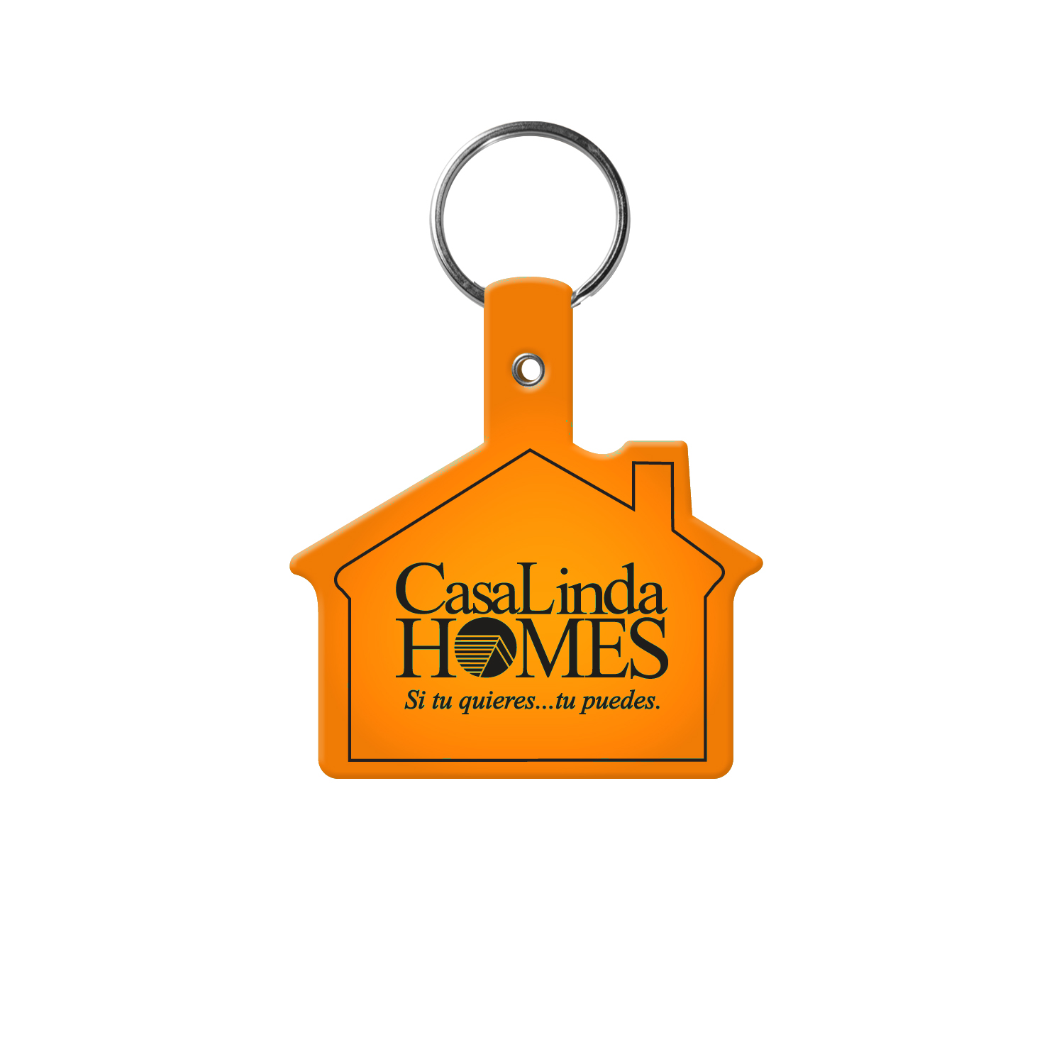 Picture of House Shape Flexible Key Tag