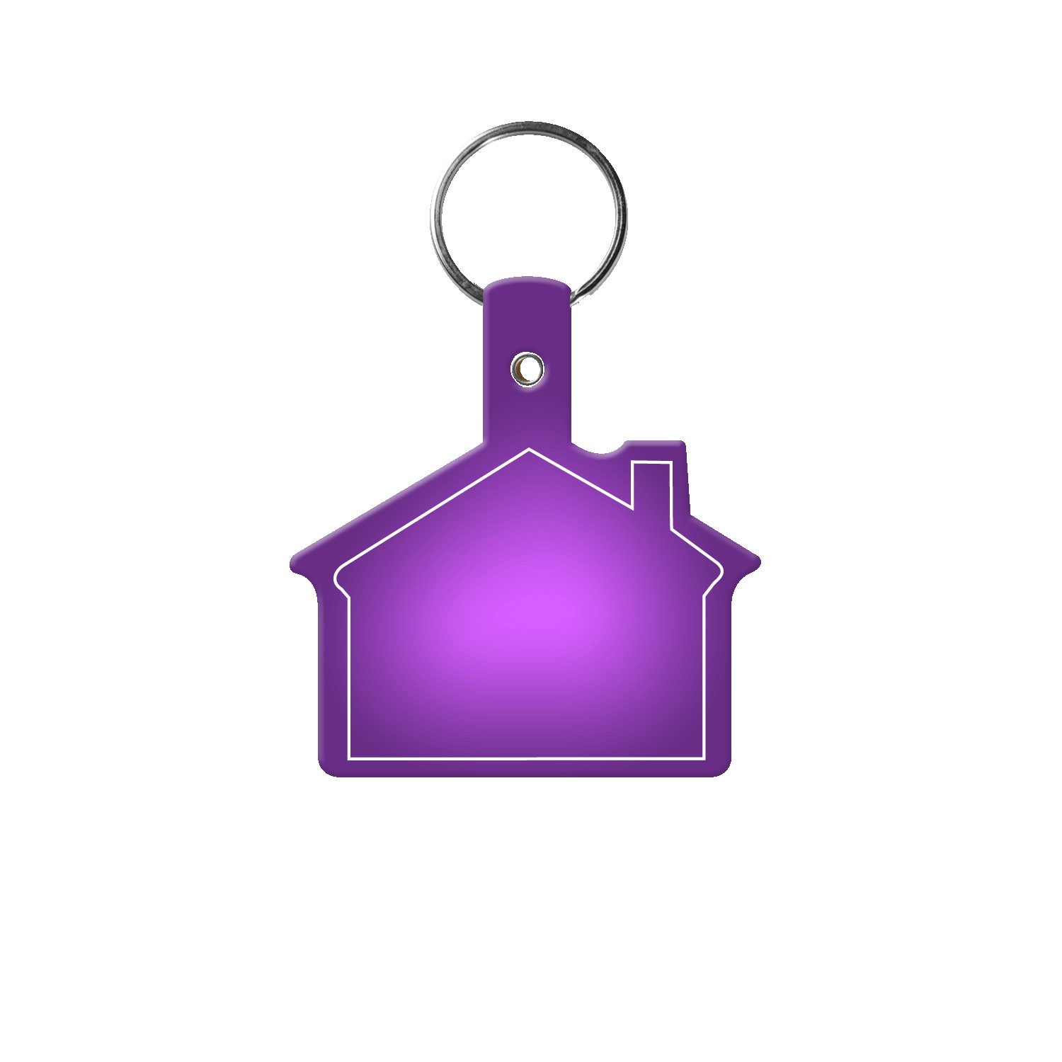 Picture of House Shape Flexible Key Tag