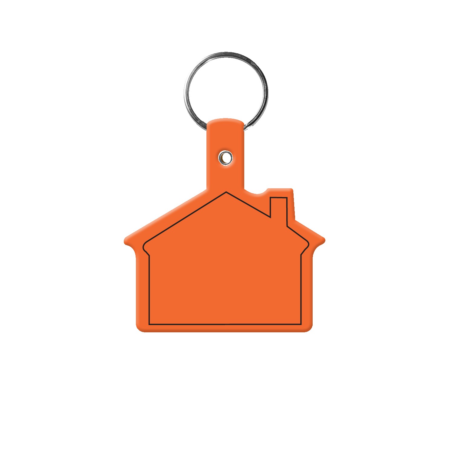 Picture of House Shape Flexible Key Tag