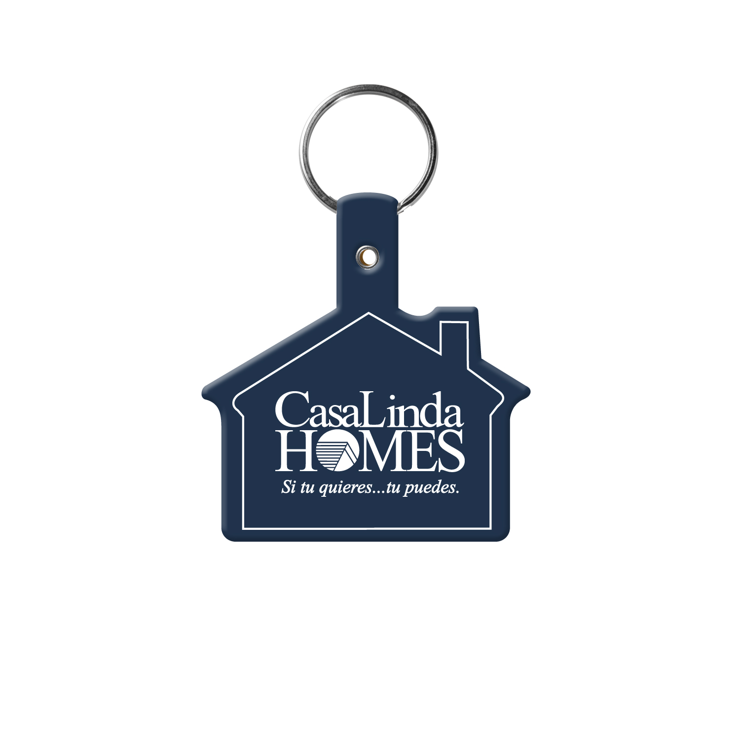 Picture of House Shape Flexible Key Tag