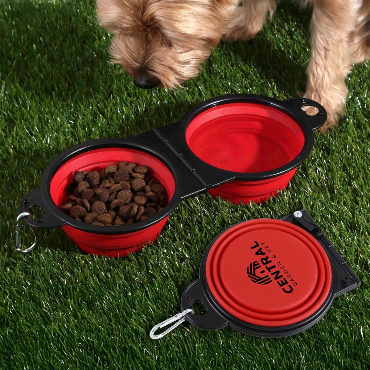 Picture of Dual Collapsible Pet Bowl