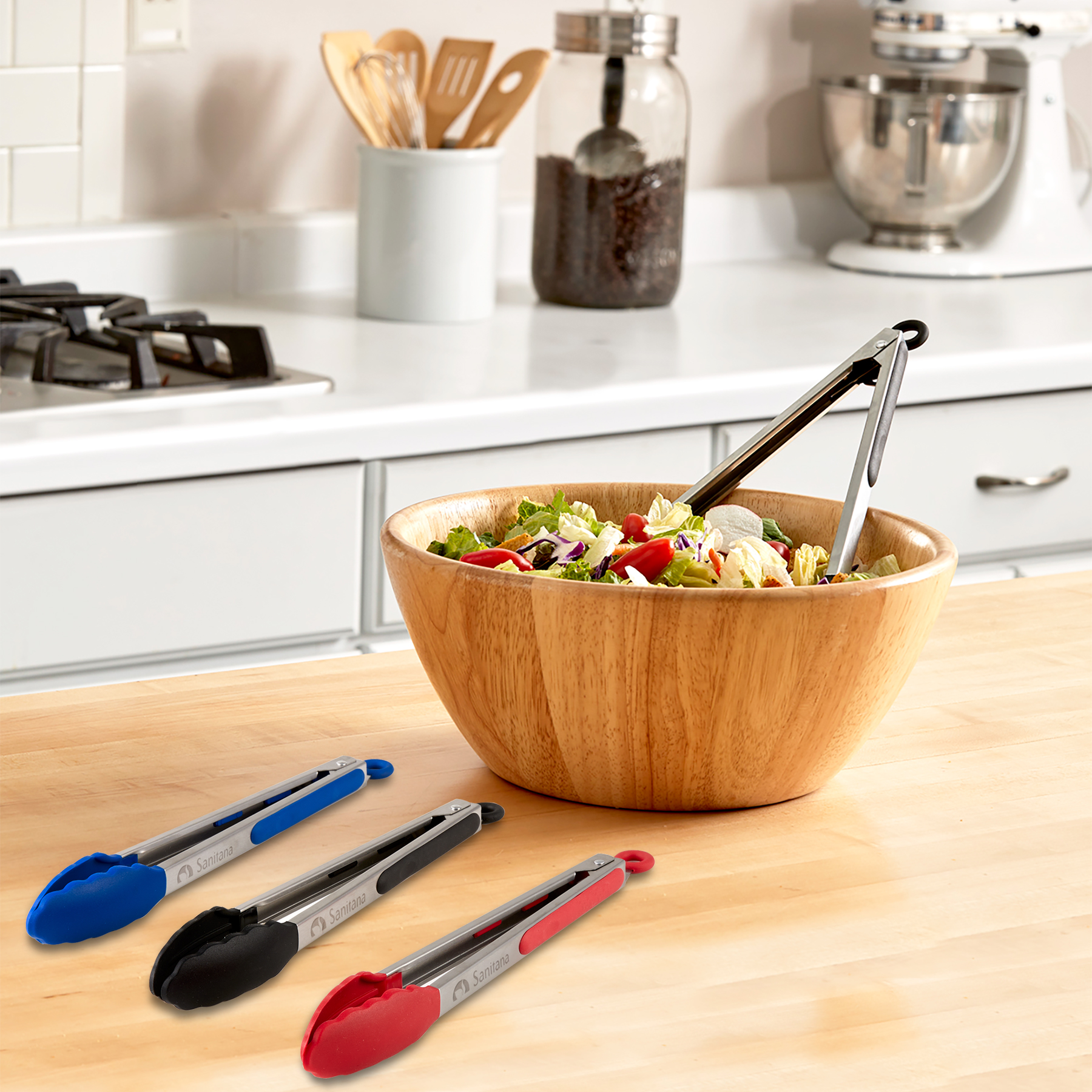 Picture of 12" Silicone Kitchen Tongs