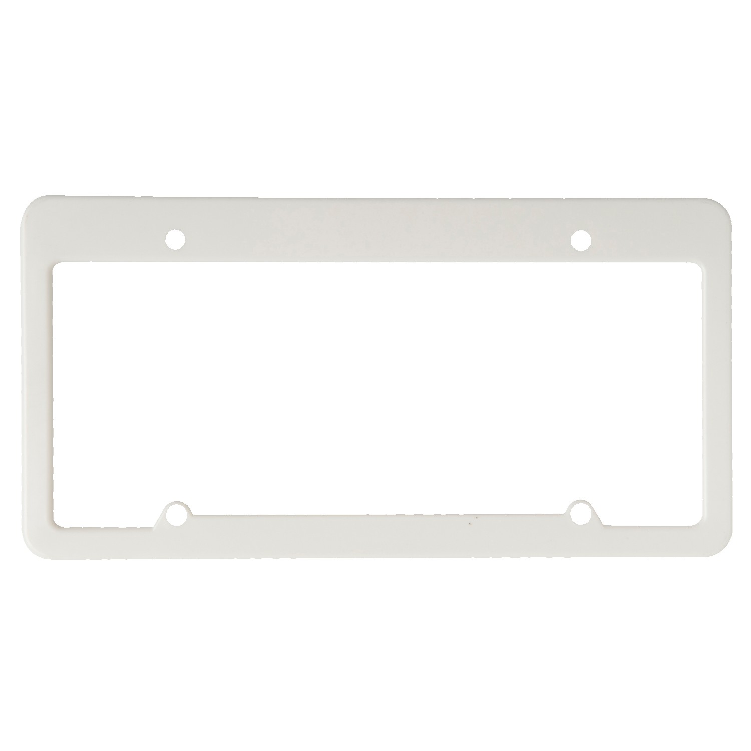 Picture of License Plate Frame w/ 4 Holes & Straight Top