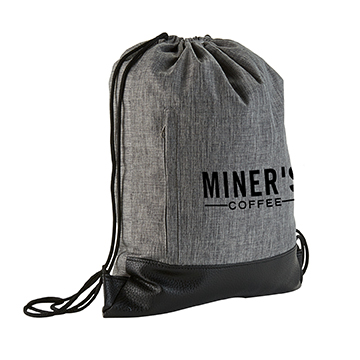 Picture of Heathered Drawstring Backpack