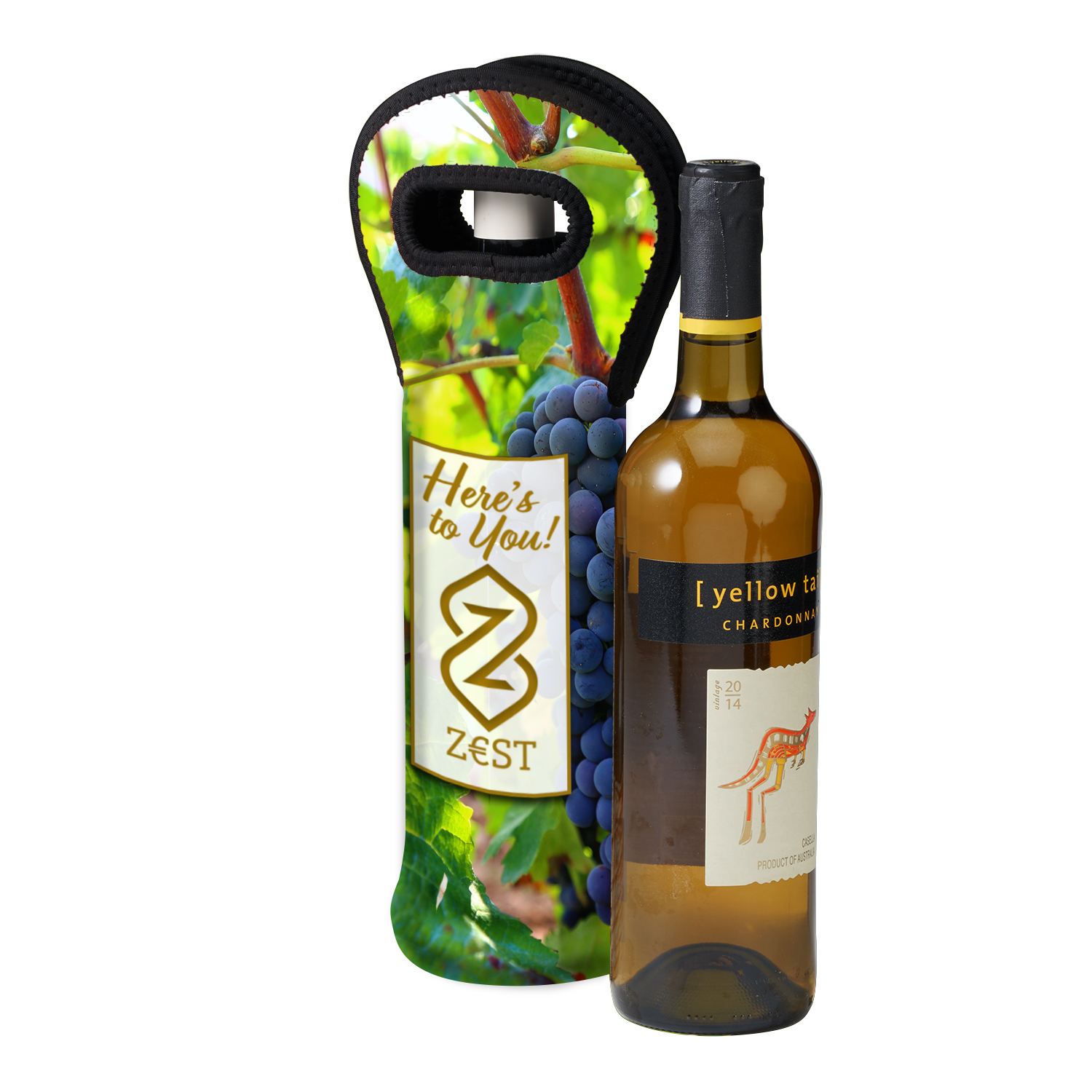 Picture of Sublimated Neoprene Wine Carrier Holder