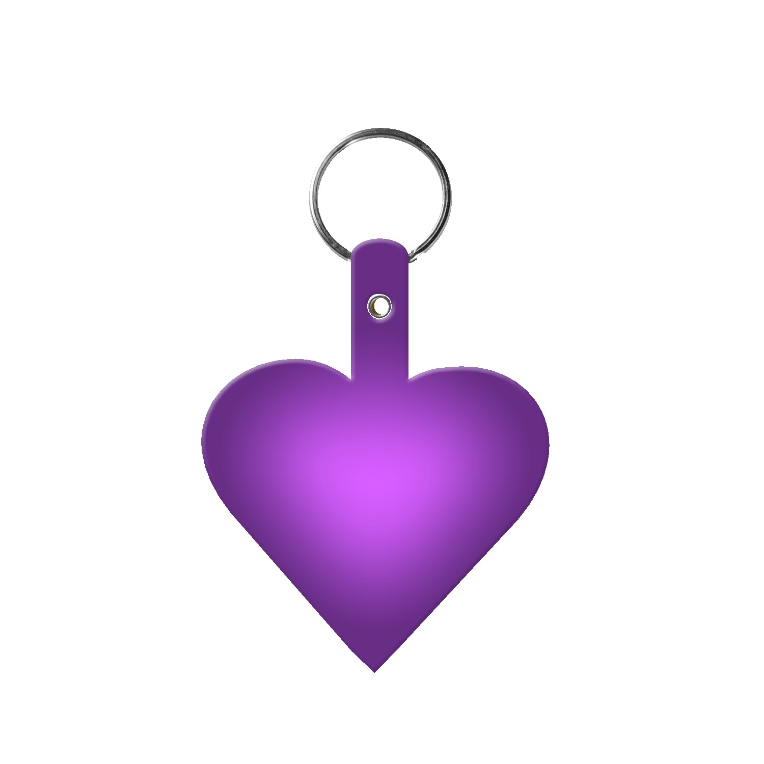 Picture of Heart Shaped Flexible Key Tag