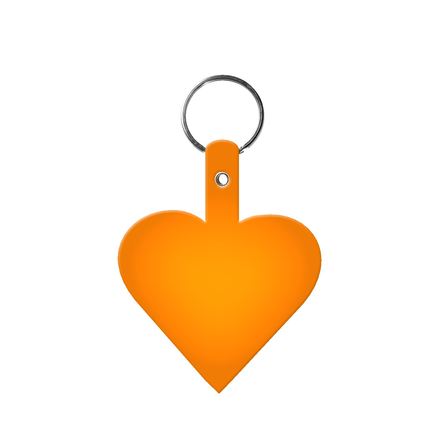 Picture of Heart Shaped Flexible Key Tag
