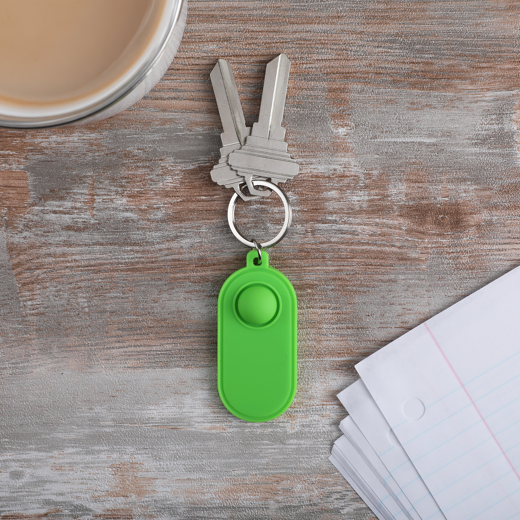 Picture of Silicone Stress Pop-it™ Keytag