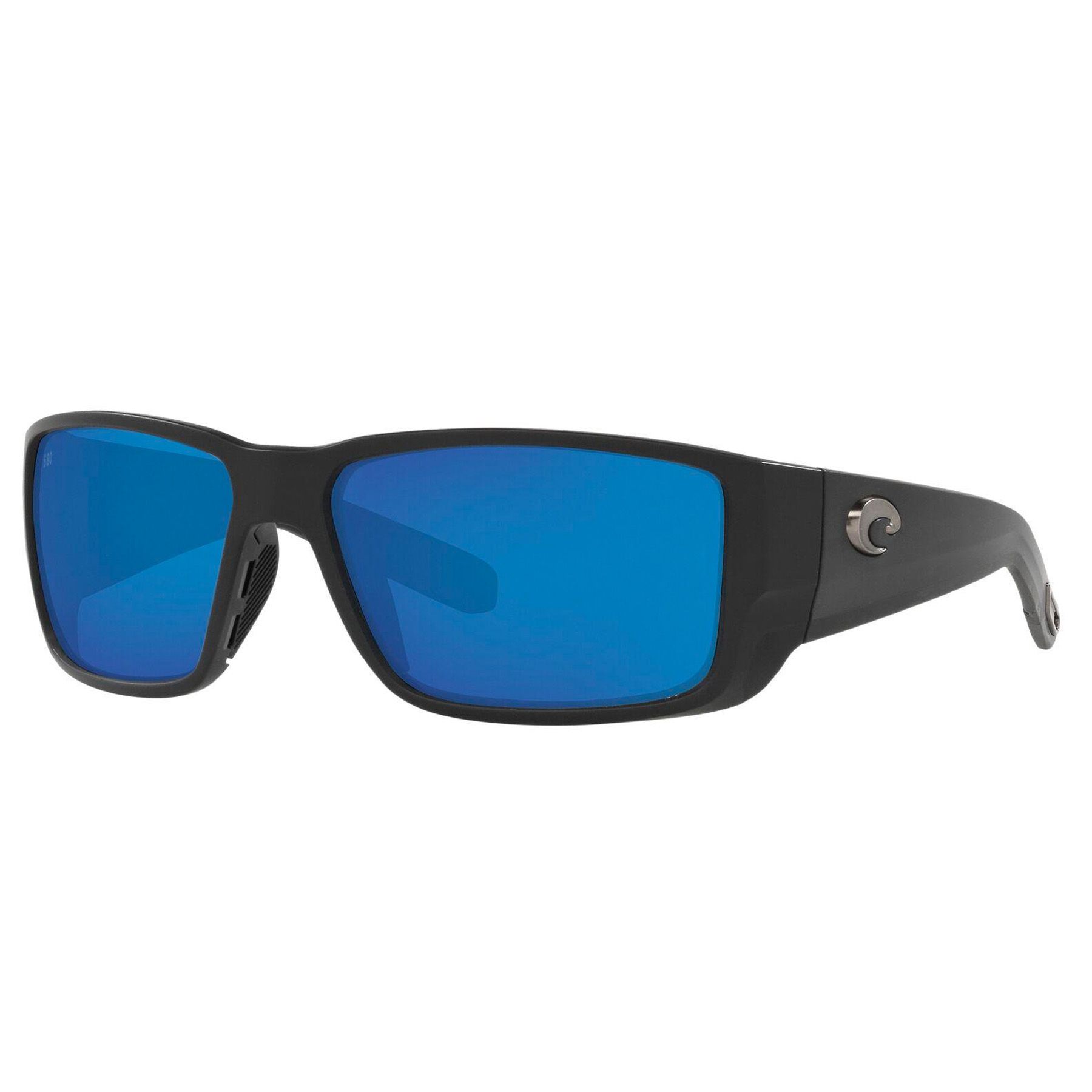 Picture of Costa Del Mar Blackfin Pro Sunglasses - (Frame) Matte Black; (Lens) Blue Mirror, 580G