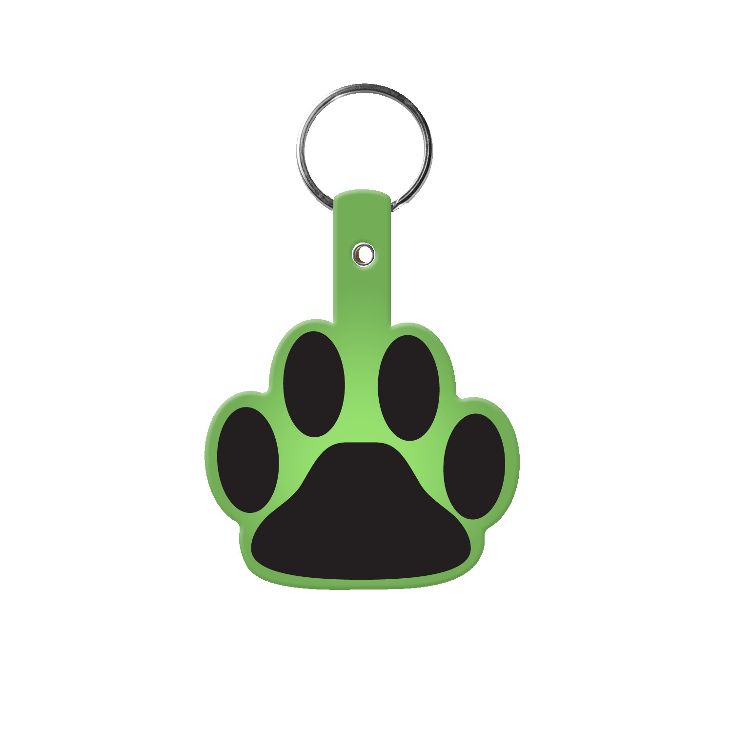 Picture of Paw Shaped Flexible Key Tag