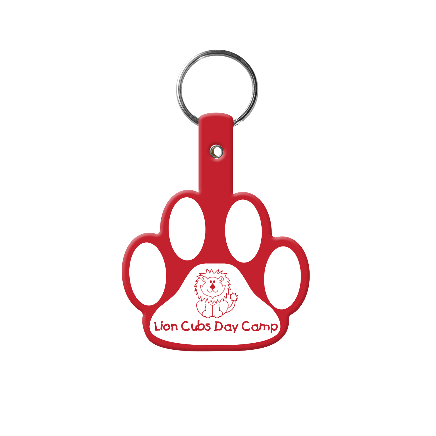 Picture of Paw Shaped Flexible Key Tag
