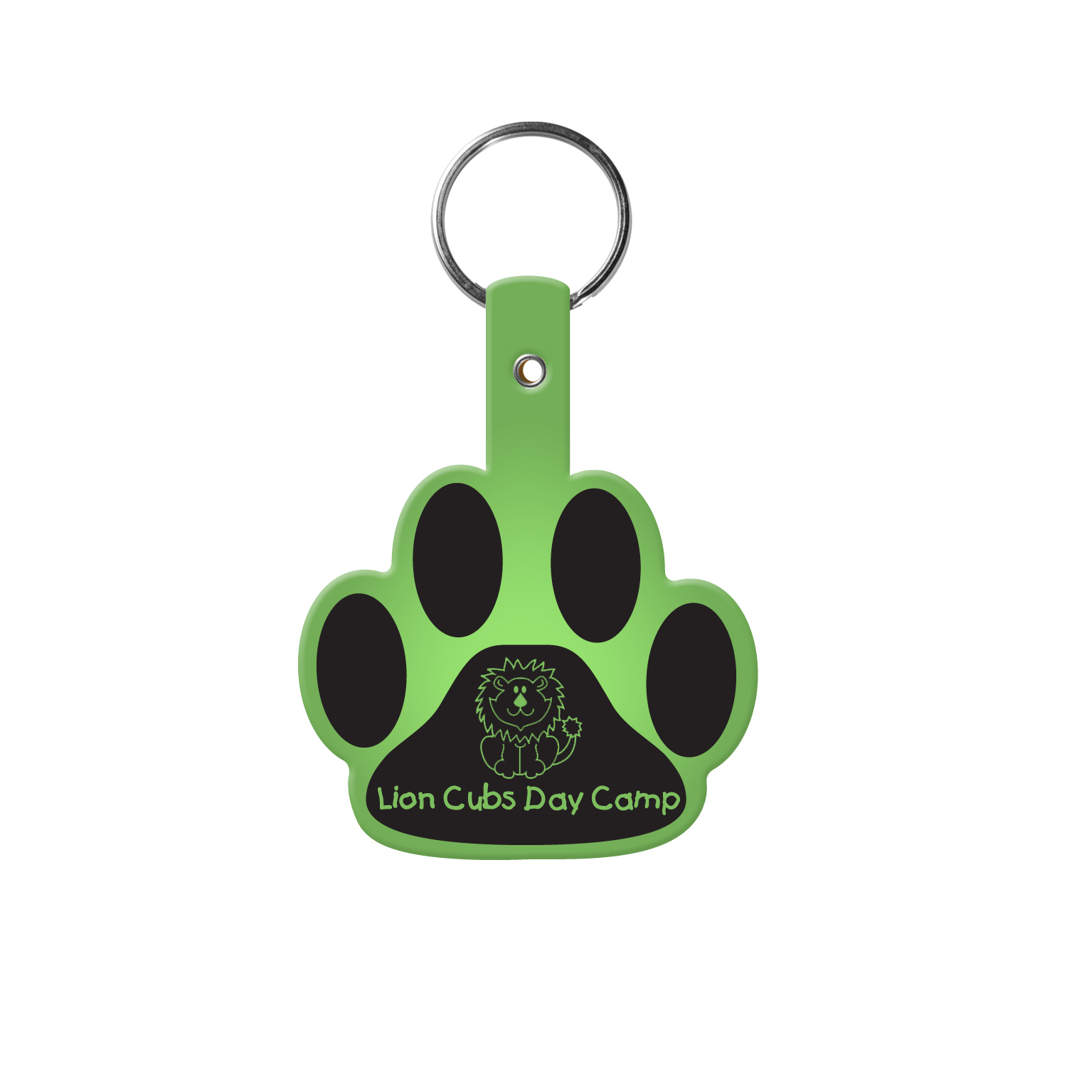 Picture of Paw Shaped Flexible Key Tag