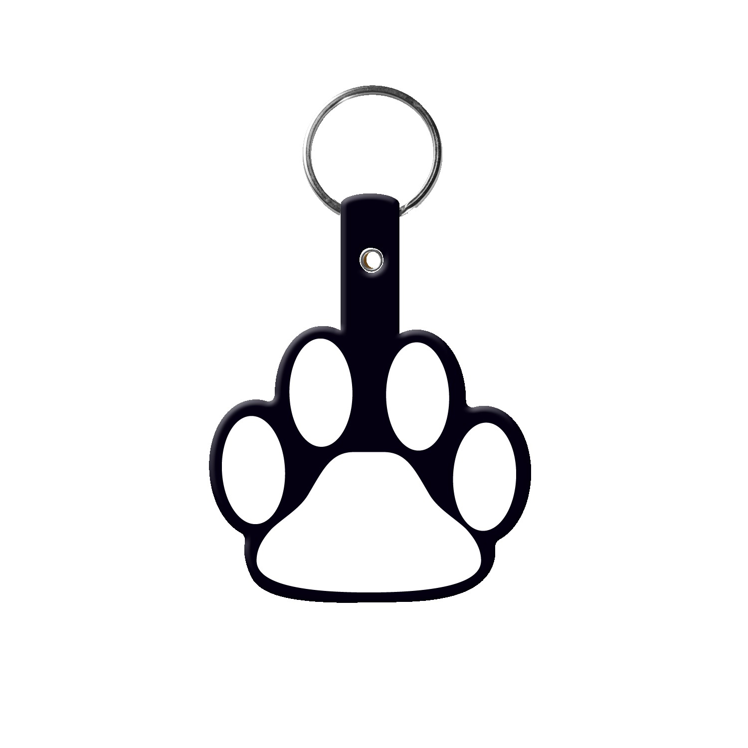 Picture of Paw Shaped Flexible Key Tag