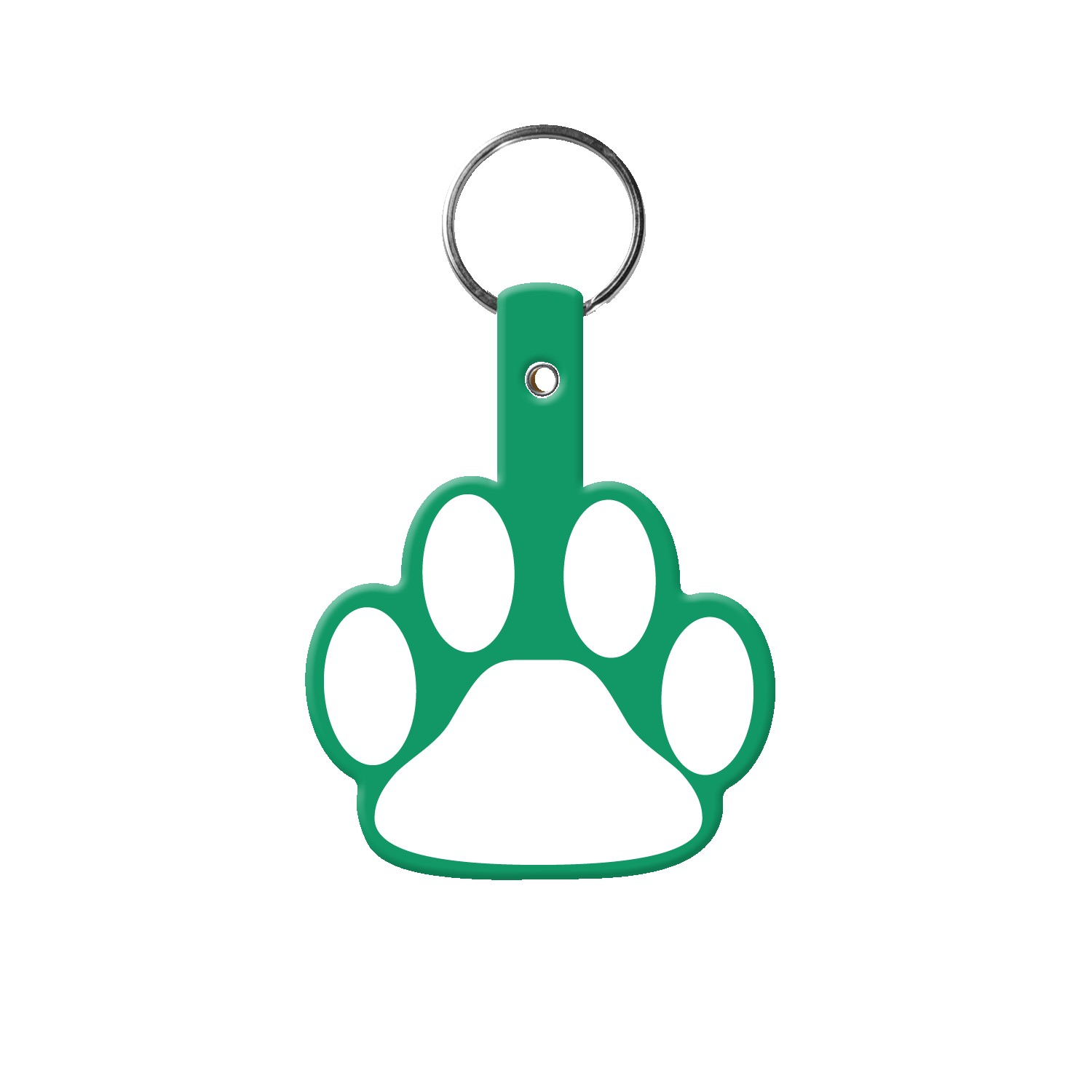Picture of Paw Shaped Flexible Key Tag