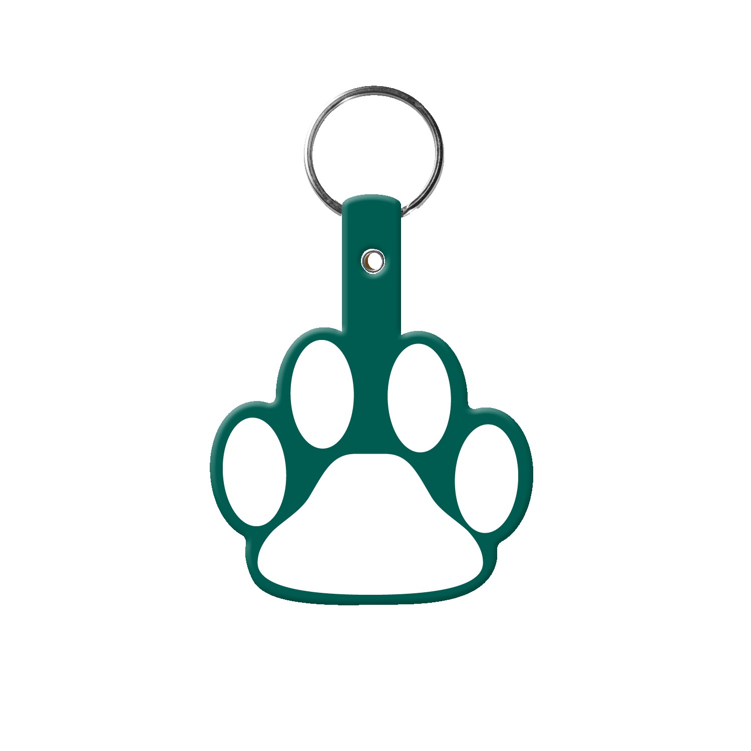 Picture of Paw Shaped Flexible Key Tag