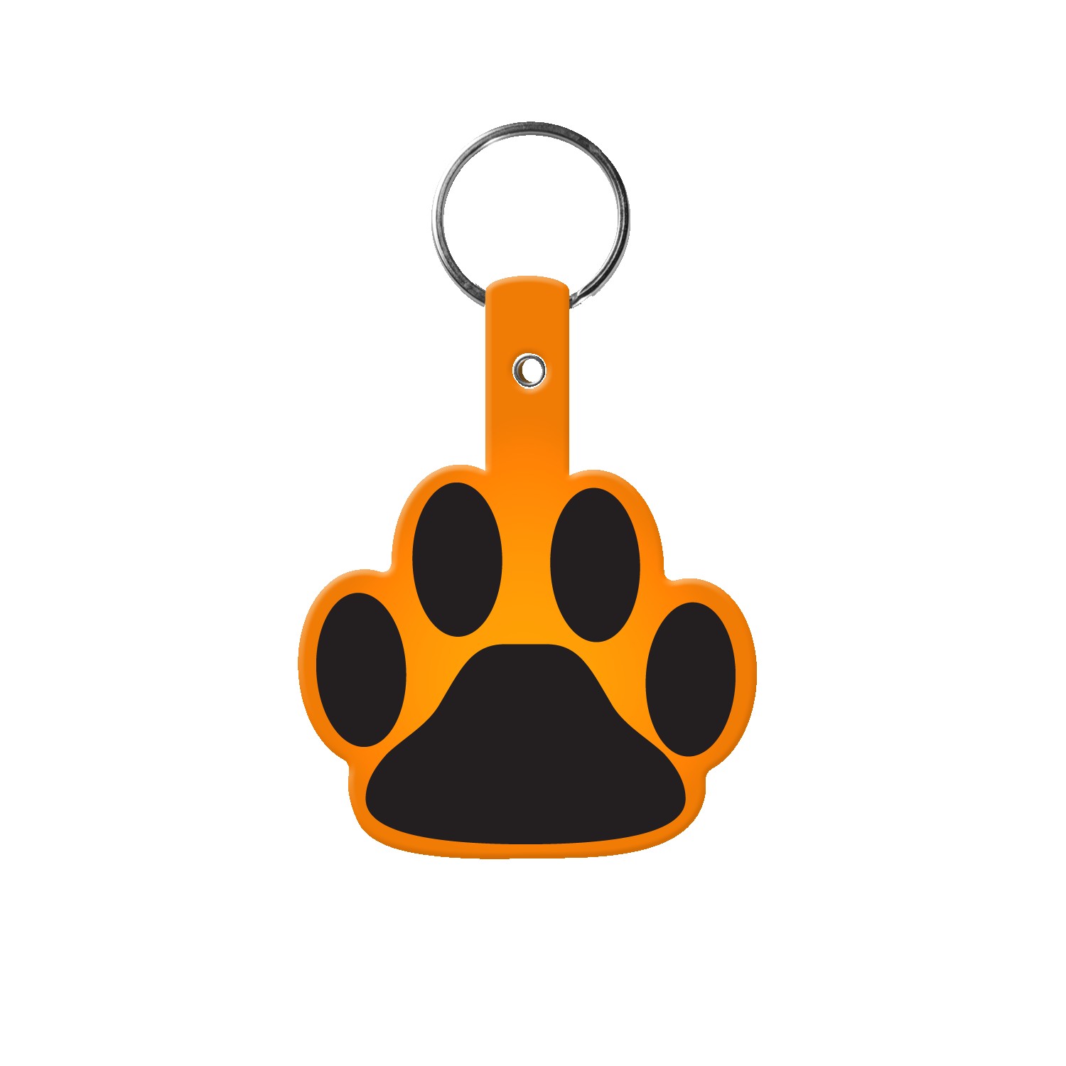 Picture of Paw Shaped Flexible Key Tag