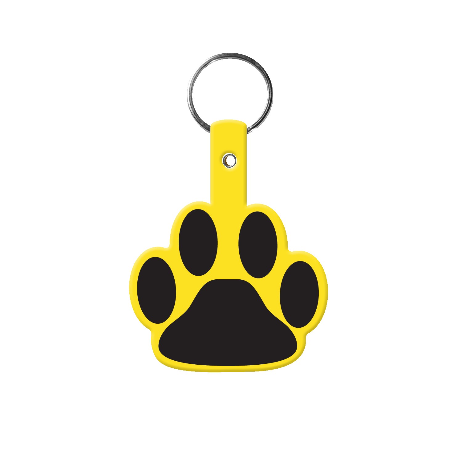Picture of Paw Shaped Flexible Key Tag