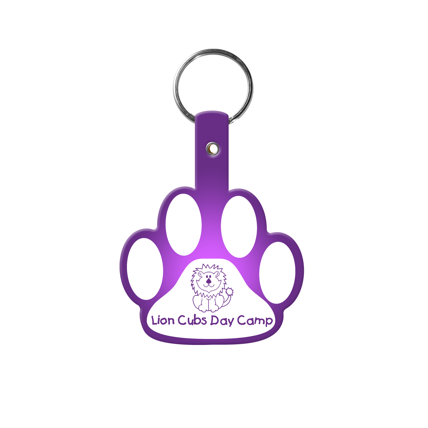 Picture of Paw Shaped Flexible Key Tag